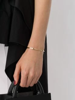 Le Gramme 18kt yellow polished gold Ribbon Le 7 Grammes cuff