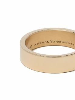 Le Gramme 18kt yellow polished gold Ribbon ring