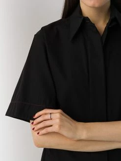 Le Gramme 18kt white polished gold Horizontal Guilloche ring