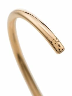 Le Gramme bracelet torque gravé en or 18ct