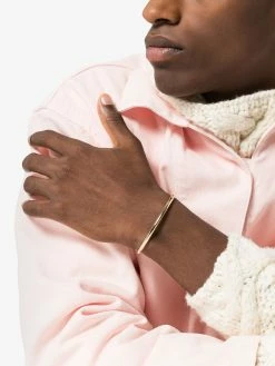 Le Gramme bracelet torque gravé en or 18ct