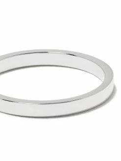 Le Gramme anneau en or blanc 18ct à détails gravés