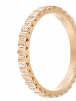 Le Gramme bague en or 18 ct pavée de diamants