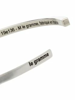 Le Gramme bracelet jonc à logo gravé
