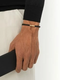 Le Gramme bracelet en or 18ct orné de perles 25 g