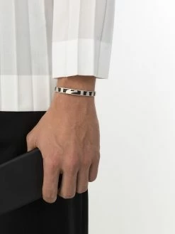 Le Gramme bracelet jonc à logo imprimé