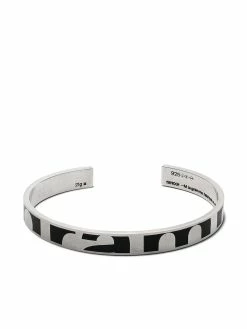 Le Gramme bracelet jonc à logo imprimé