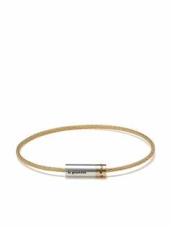 Le Gramme bracelet en or 18ct bicolore