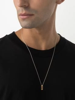 Le Gramme collier en or 18ct et argent sterling