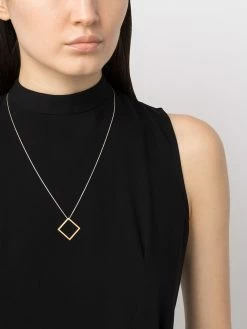 Le Gramme collier en or 18ct à pendentif carré