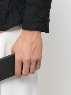 Le Gramme bague 1g en or blanc 18ct pavée de diamants