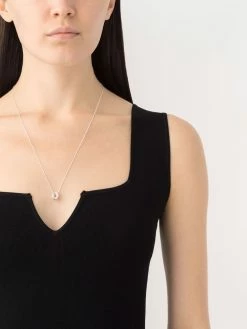 Le Gramme collier Entrelacs en argent sterling à pendentif