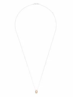 Le Gramme collier 3g Entrelacs en argent sterling et or 18ct à pendentif