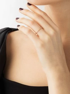 Le Gramme bague en or rouge 18ct à diamants