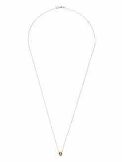 Le Gramme collier à pendentif en or jaune 18ct et argent sterling