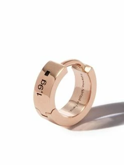 Le Gramme petits anneaux Ribbon en or rouge 18ct