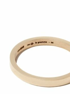 Le Gramme bague de mariage en or 18ct 3g