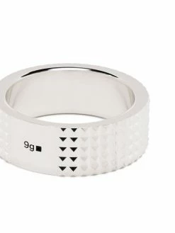 Le Gramme bague à logo gravé