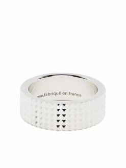 Le Gramme bague à logo gravé