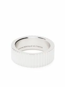 Le Gramme bague à logo gravé