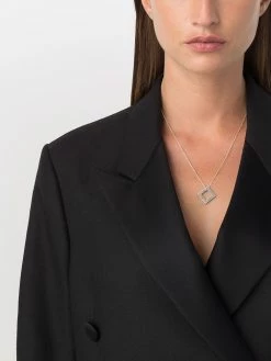 Le Gramme collier à pendentif carré