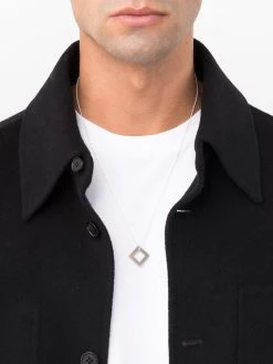 Le Gramme collier à pendentif carré