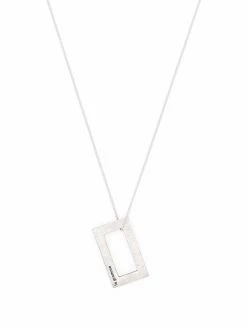 Le Gramme collier à pendentif rectangulaire