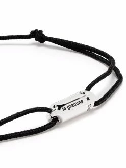 Le Gramme bracelet en corde à logo