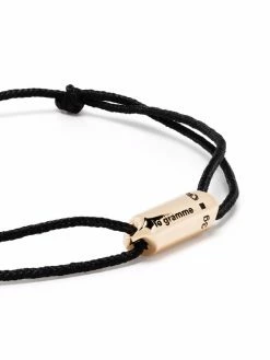 Le Gramme bracelet en corde à logo