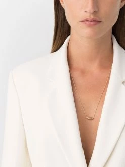 Le Gramme collier en or 18ct à pendentif poli