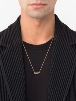 Le Gramme collier en or 18ct à pendentif poli