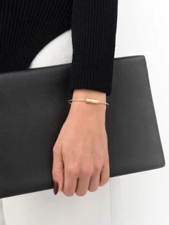 Le Gramme bracelet Octagon en or 18ct serti de diamants