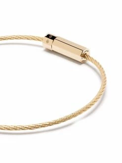 Le Gramme bracelet Octagon en or 18ct serti de diamants