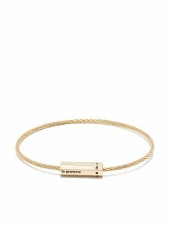 Le Gramme bracelet Octagon en or 18ct à diamants