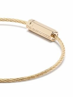 Le Gramme bracelet Octagon en or 18ct à diamants