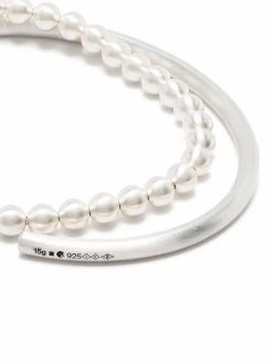 Le Gramme lot bracelet torque-bracelet jonc à perles