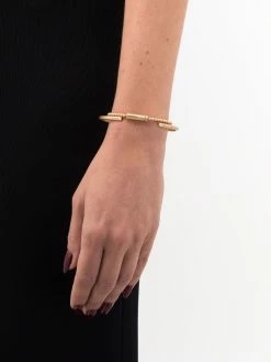 Le Gramme lot bracelet torque-bracelet jonc en or 18ct à perles